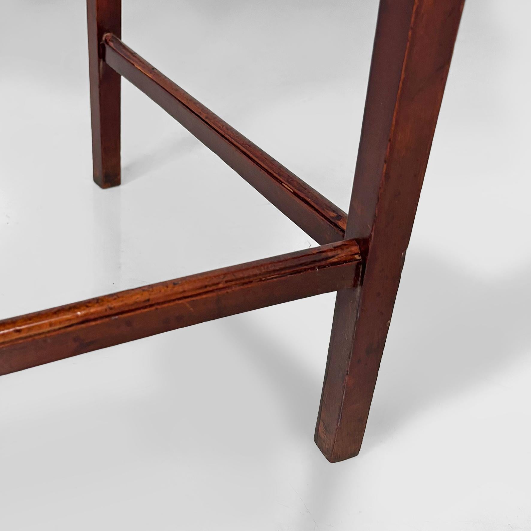 Console anglaise de style victorien en bois avec miroir et tiroirs, années 1930 en vente 13