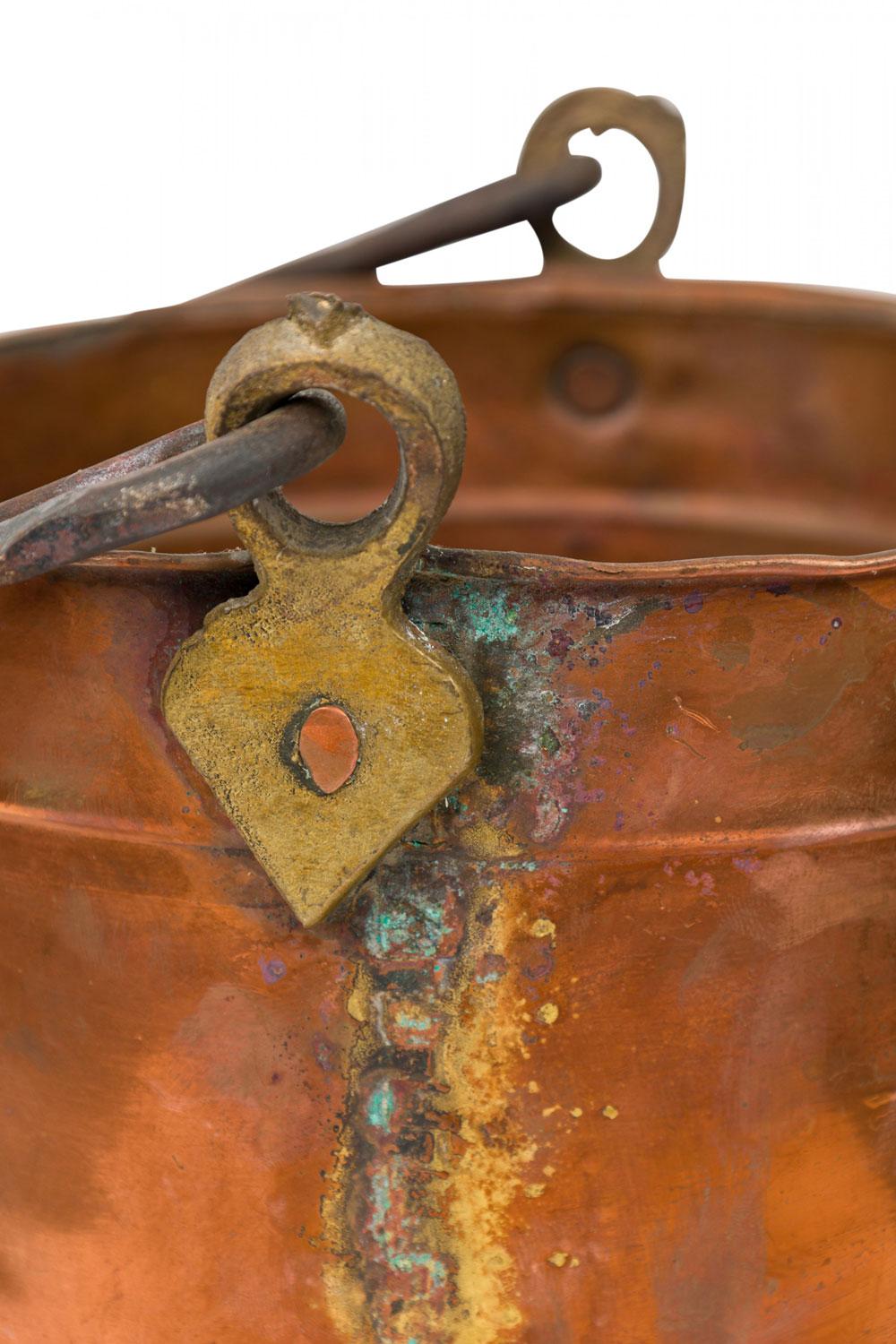 Seau à charbon en cuivre de style anglais victorien Bon état - En vente à Queens, NY