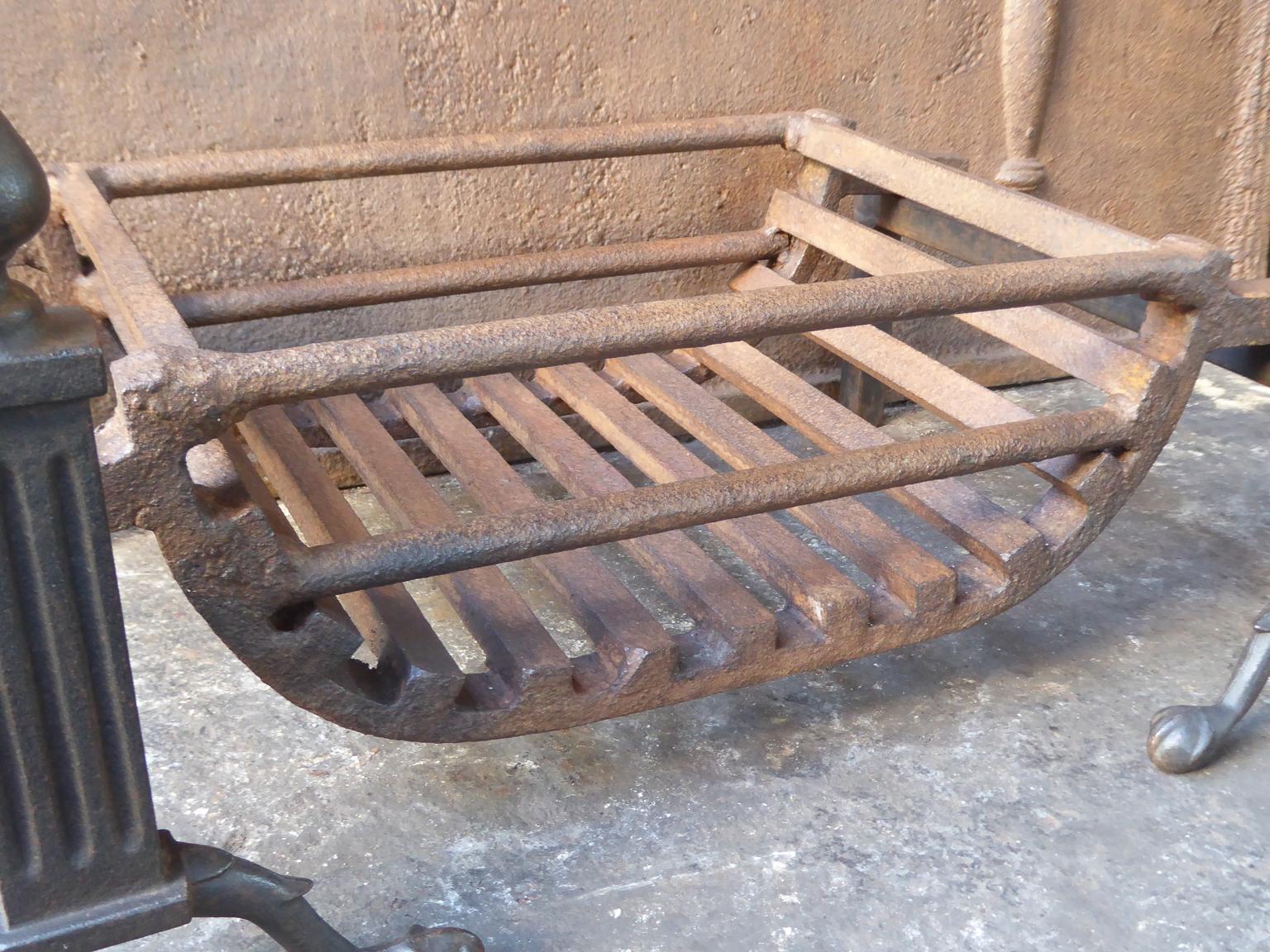 20th Century English Victorian Style Fireplace Grate, Fire Grate