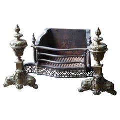 English Victorian Style Fireplace Grate, Fire Grate