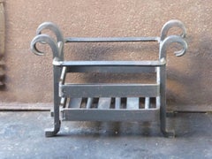 English Victorian Style Fireplace Grate or Fire Basket, 20th Century