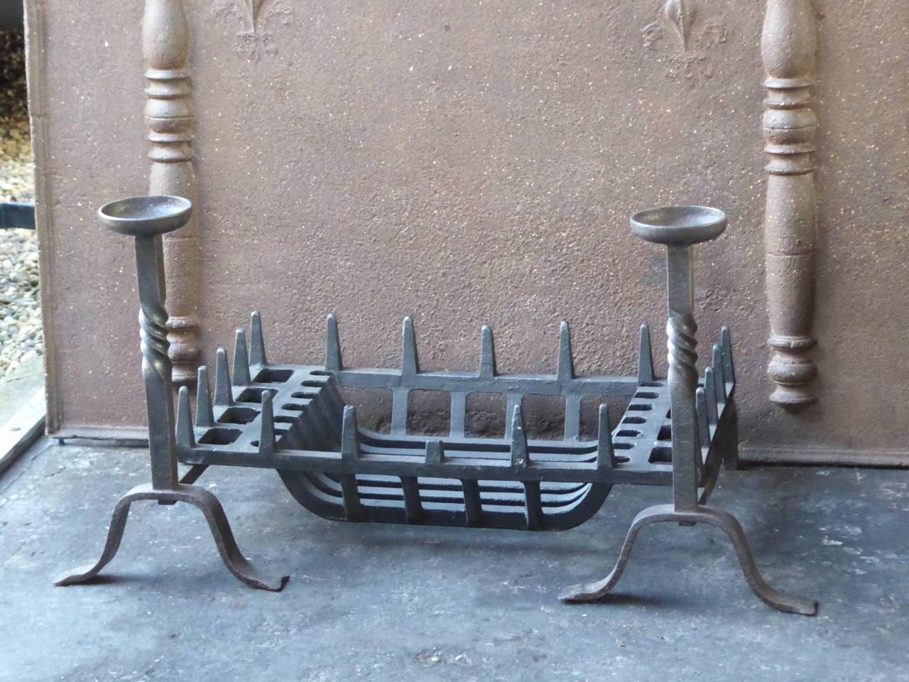 British English Victorian Style Fireplace Grate or Fire Grate
