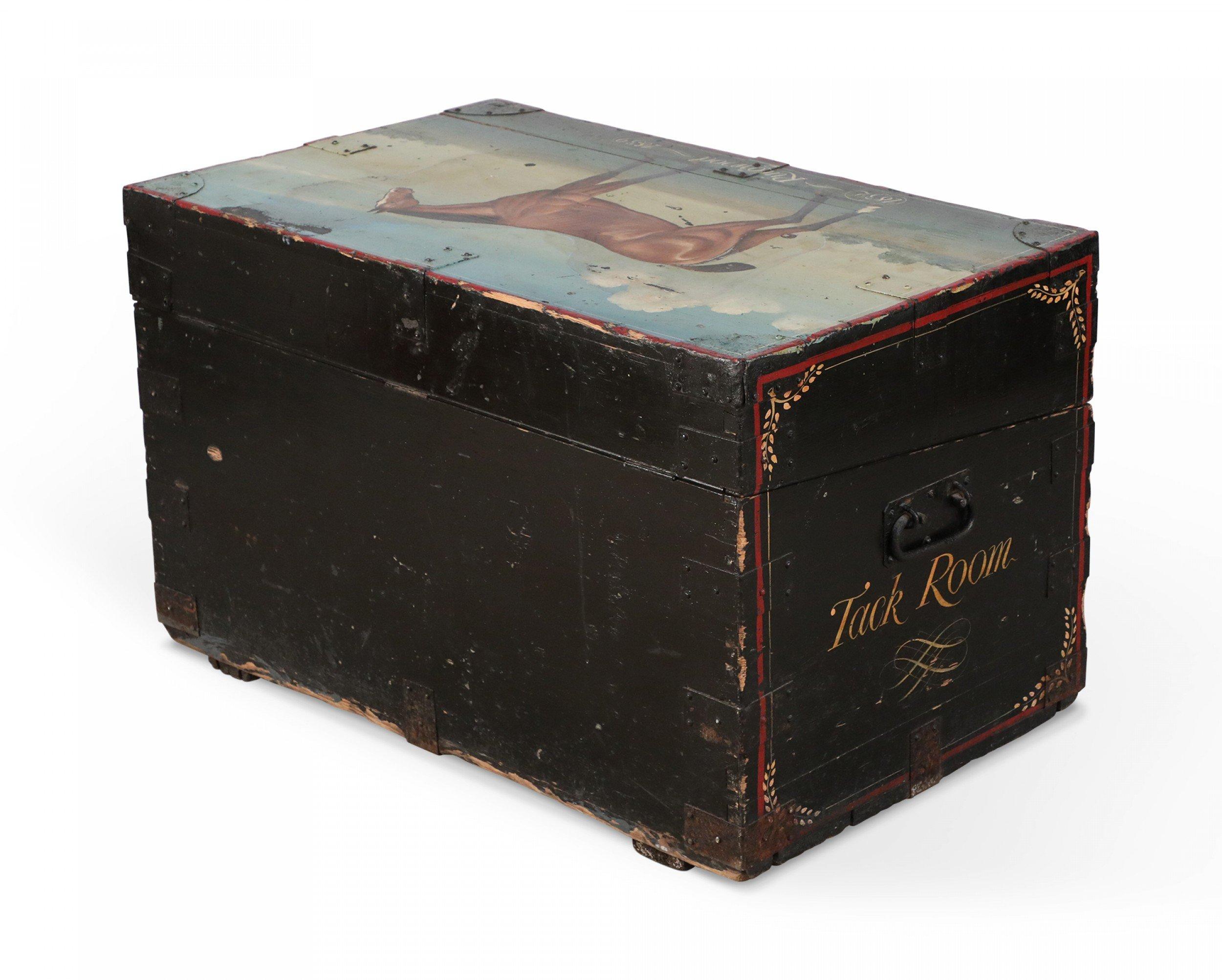 horse tack trunk