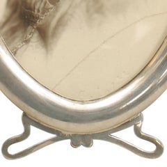 Victorian Silver Oval Picture Frame, Hand-Crafted, Circa 1890, UK