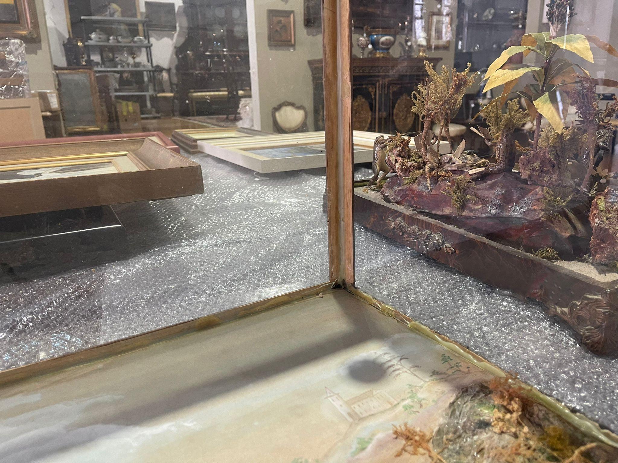 Groupe de taxidermie victorien anglais 19ème siècle Bon état à Madrid, ES