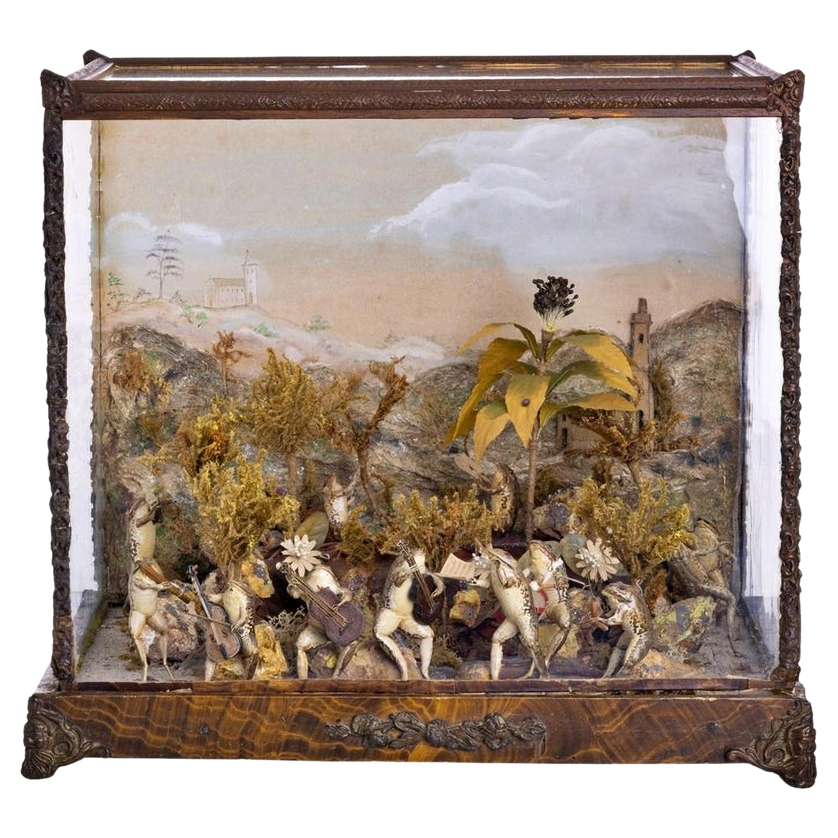 English Victorian Taxidermy Group 19th Century For Sale
