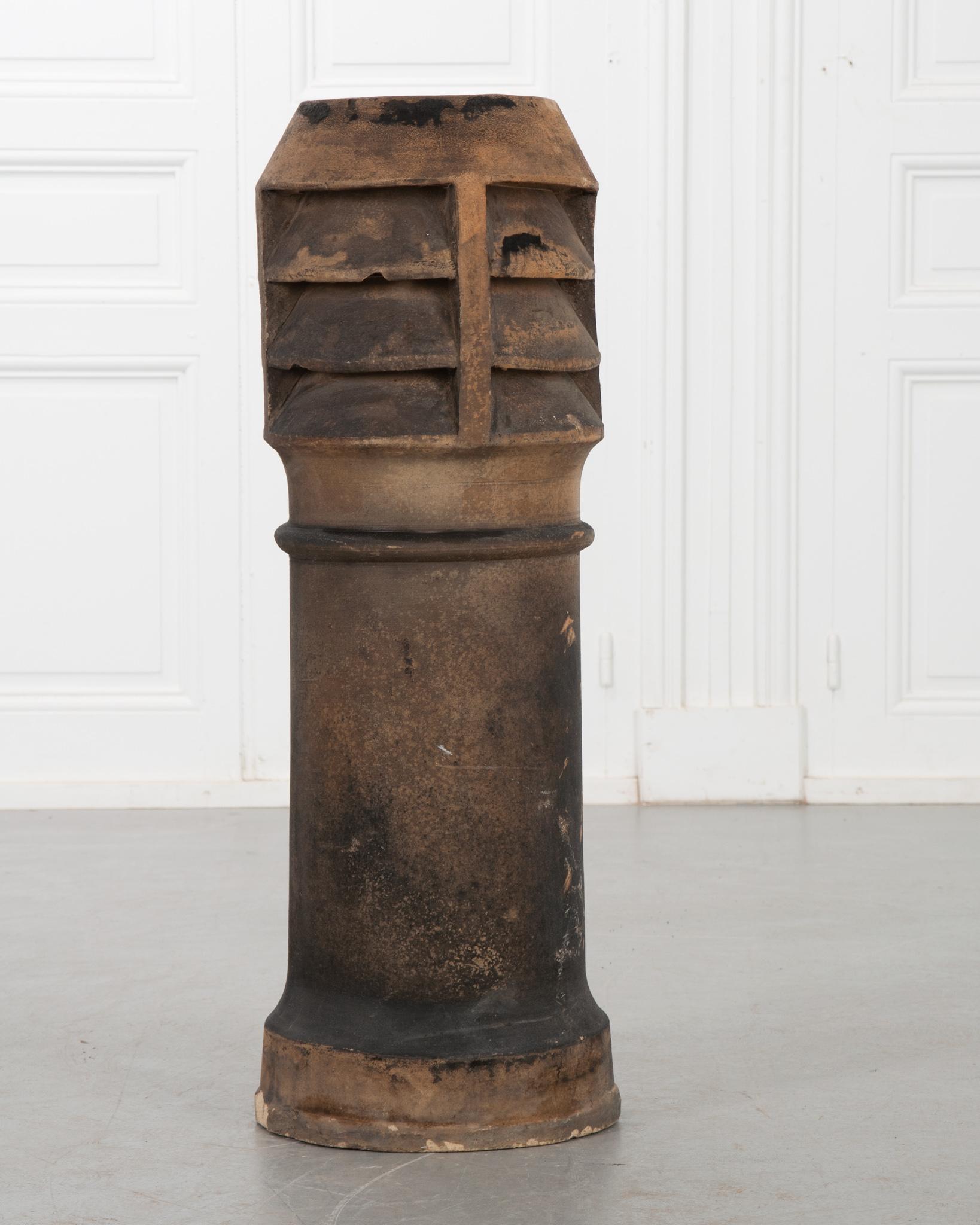 English Victorian Terracotta Chimney Pot For Sale at 1stDibs