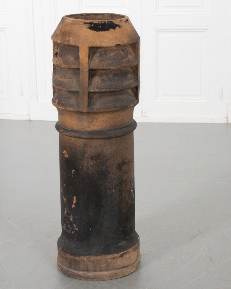 English Victorian Terracotta Chimney Pot For Sale at 1stDibs
