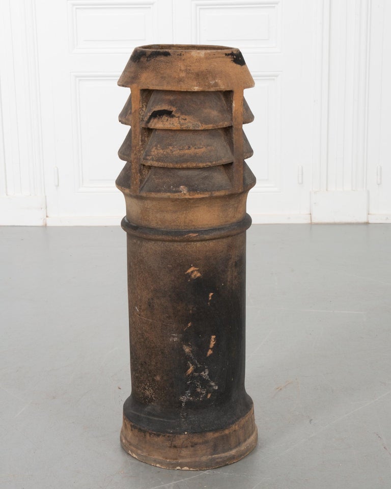 English Victorian Terracotta Chimney Pot For Sale at 1stDibs