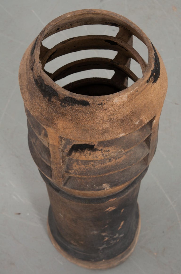 English Victorian Terracotta Chimney Pot For Sale at 1stDibs
