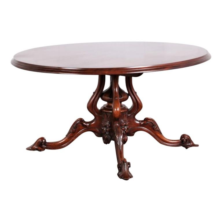 English Victorian TiltTop Dining Table at 1stDibs