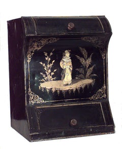 English Victorian Tole Spice Canisters