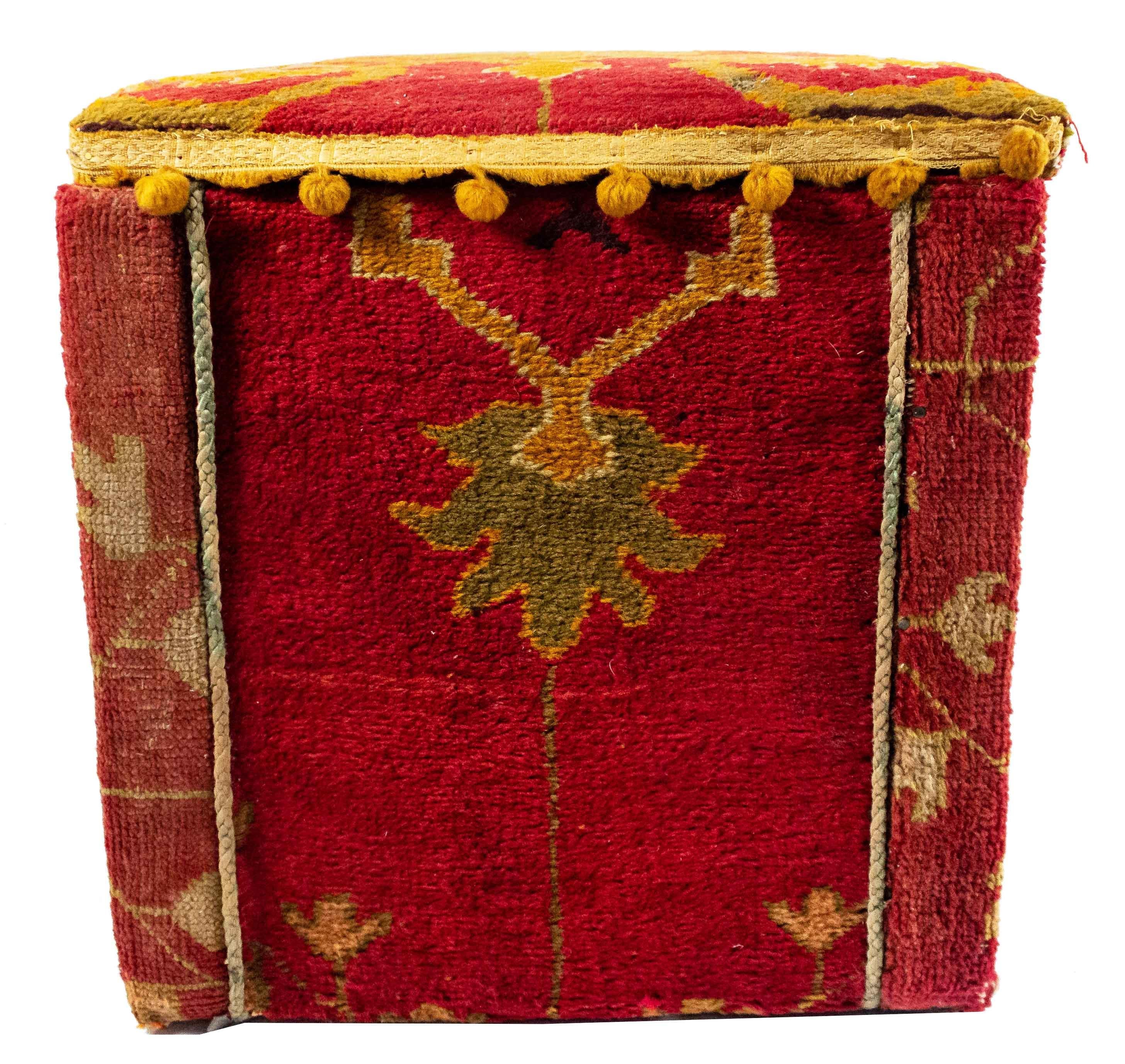 19th Century English Victorian Turkish Carpet Trunk