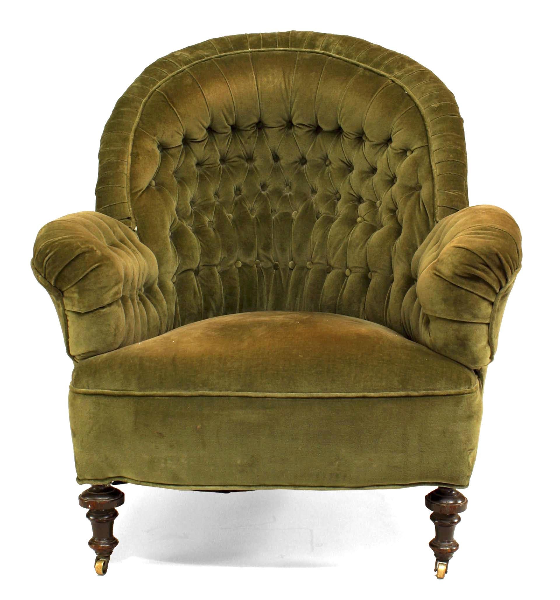 Fauteuil de style victorien 