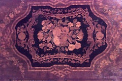 English Victorian Wentworth Walnut Center Table