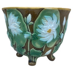 English Victorian Water Lily Jardinière, circa 1880