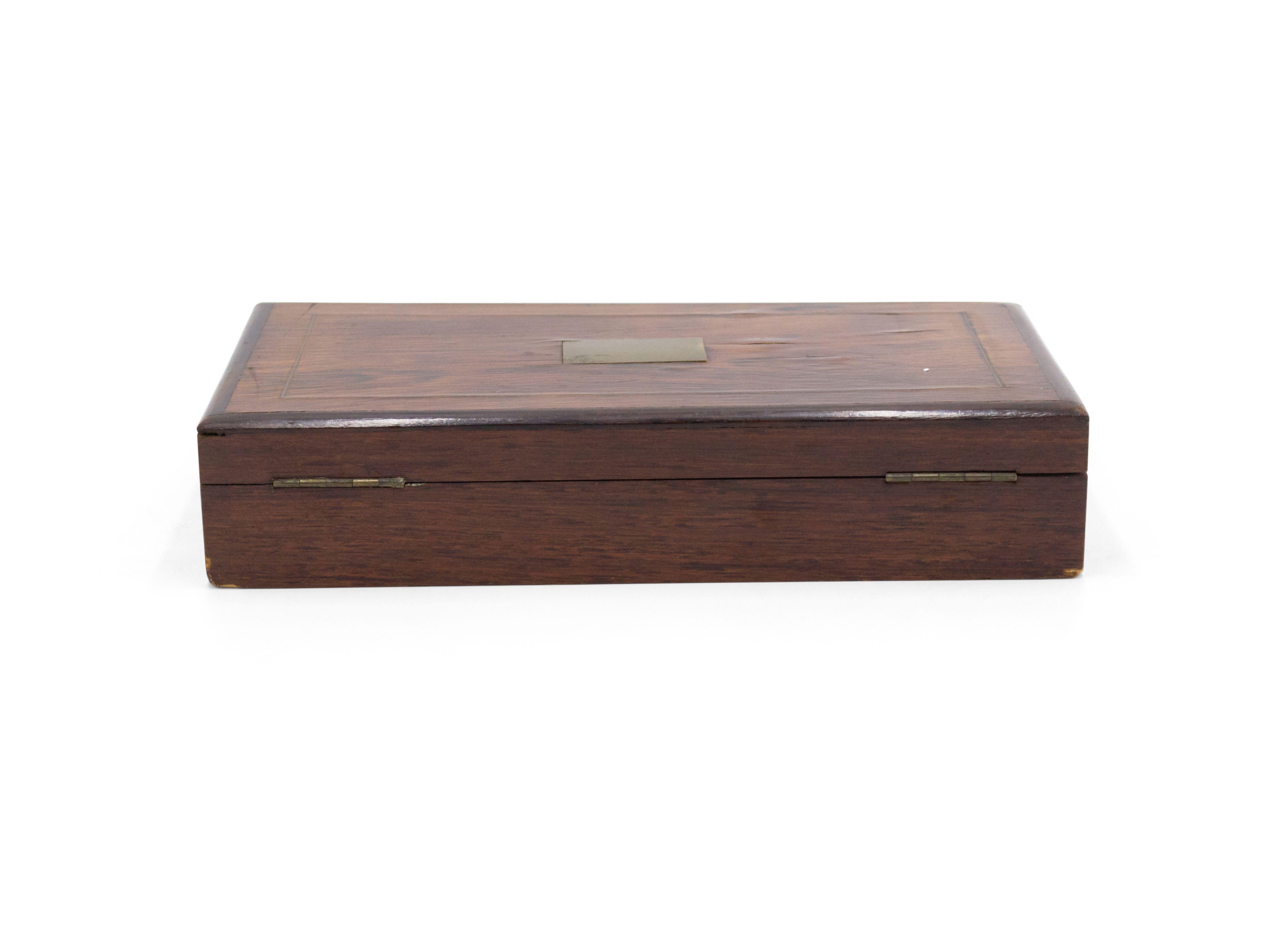 19th Century English Victorian Wooden Box