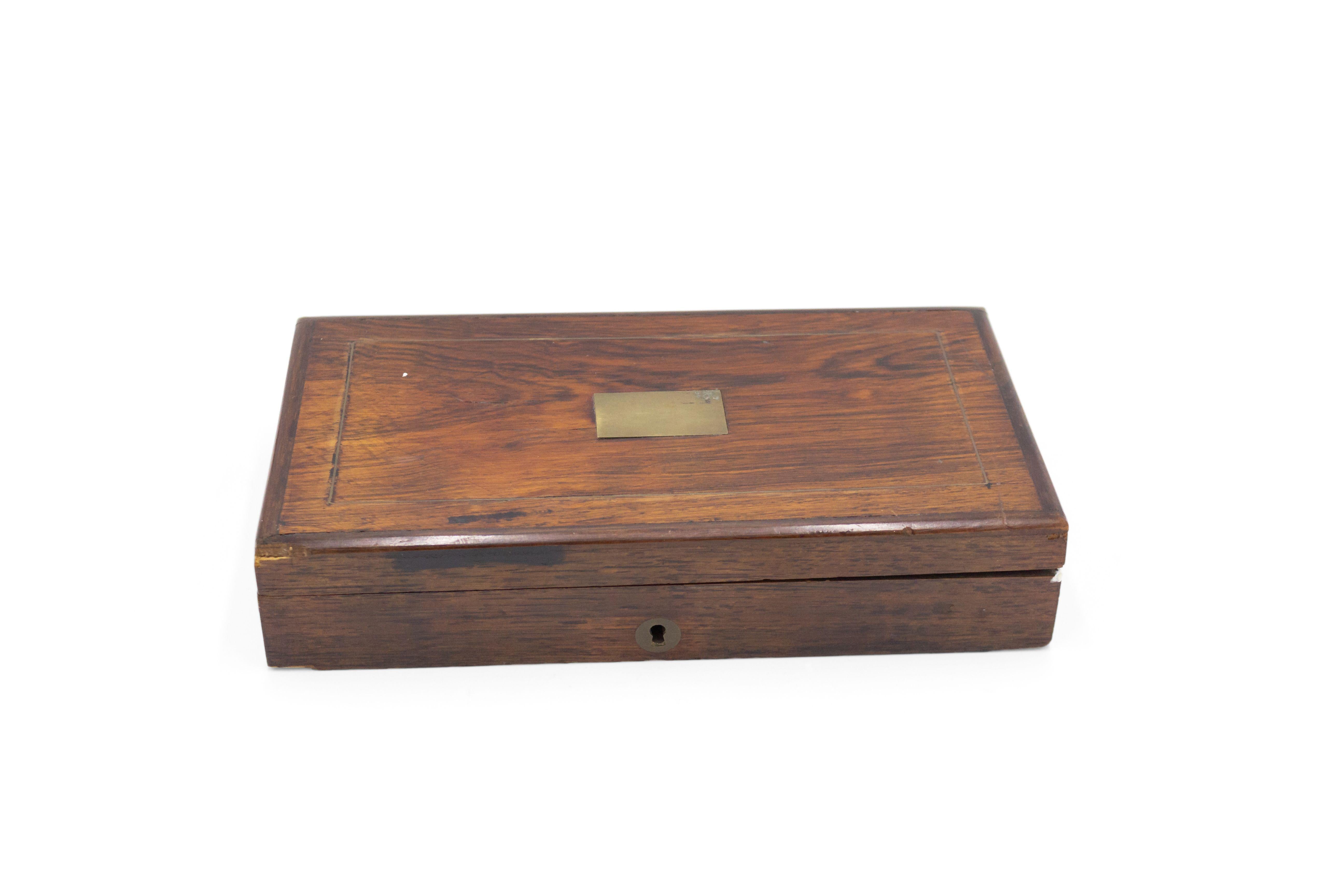 English Victorian Wooden Box 3