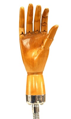 English Victorian Wooden Posable Glove Form