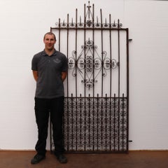 English Victorian Wrought Iron Garden Gate