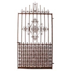 Used English Victorian Wrought Iron Garden Gate