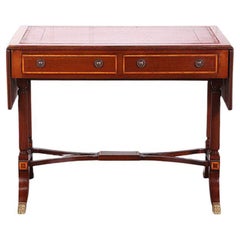 English Vintage Inlaid Sofa Table