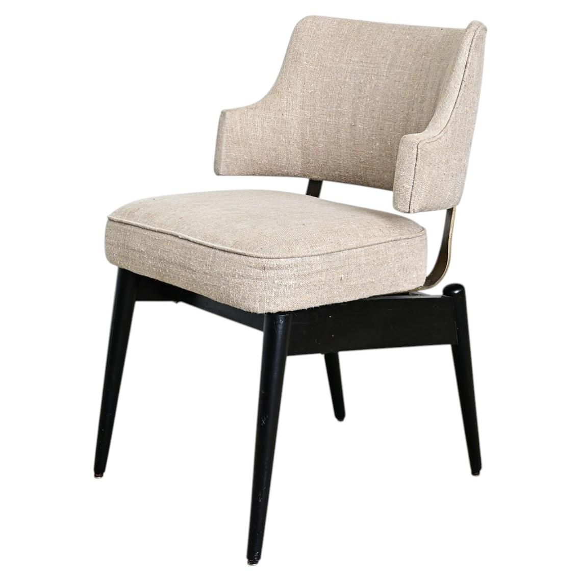 English Vintage Mid-century Flexible-back Occasional Chair