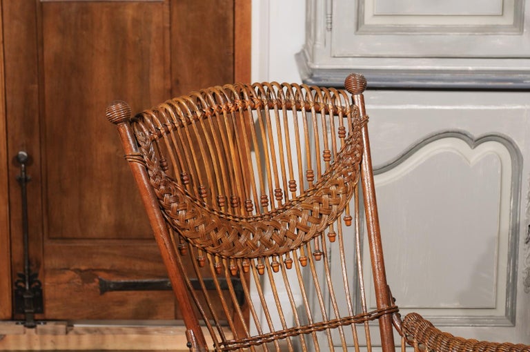 Englischer englischer Rocking Chair im Vintage-Stil mit Stick Back und