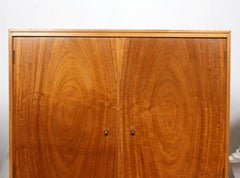 English Vintage Teak Double Wardrobe
