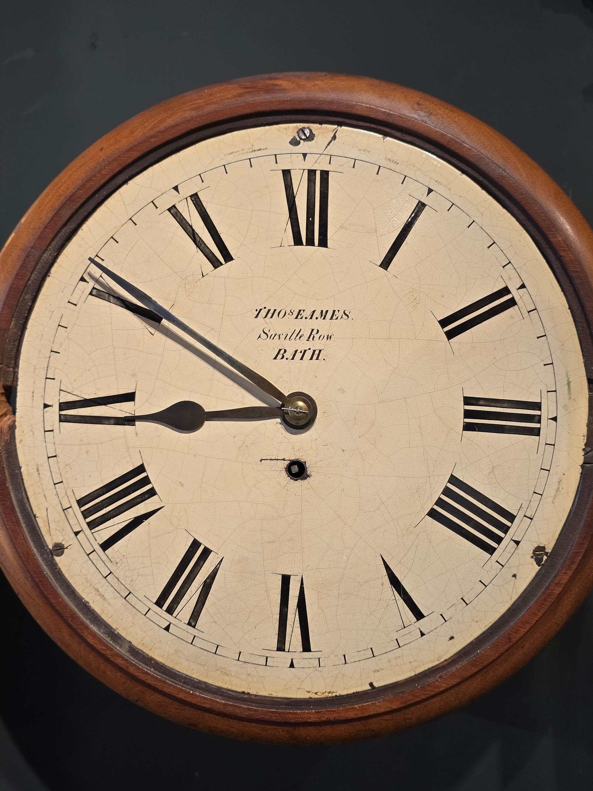 Early Victorian English Wall Clock