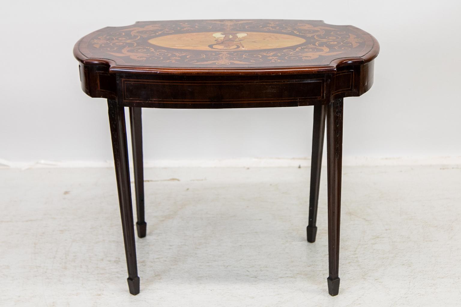 English Walnut Center Table For Sale 4