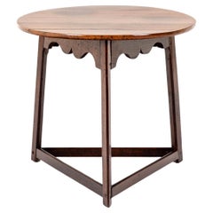 English Walnut Cricket Table