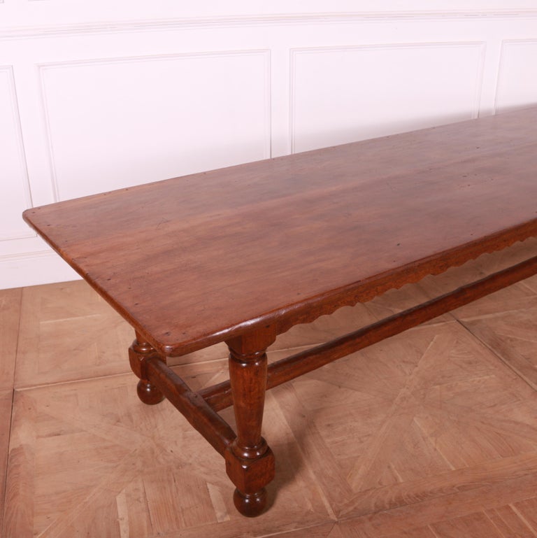 English Walnut Farmhouse Table For Sale at 1stDibs used