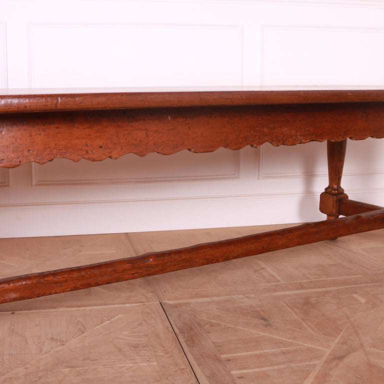 English Walnut Farmhouse Table For Sale at 1stDibs