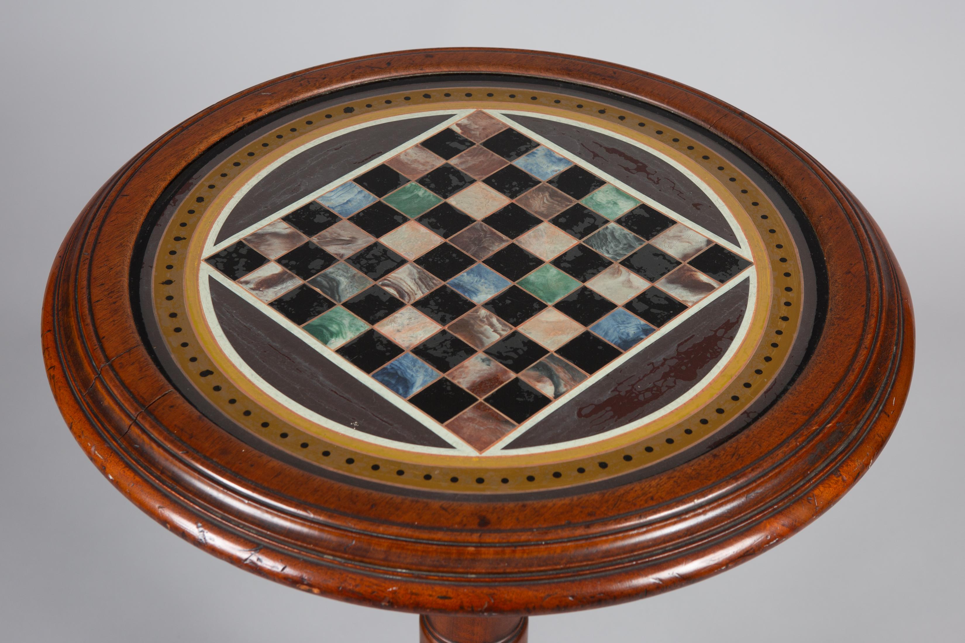 British English Walnut Games Table For Sale