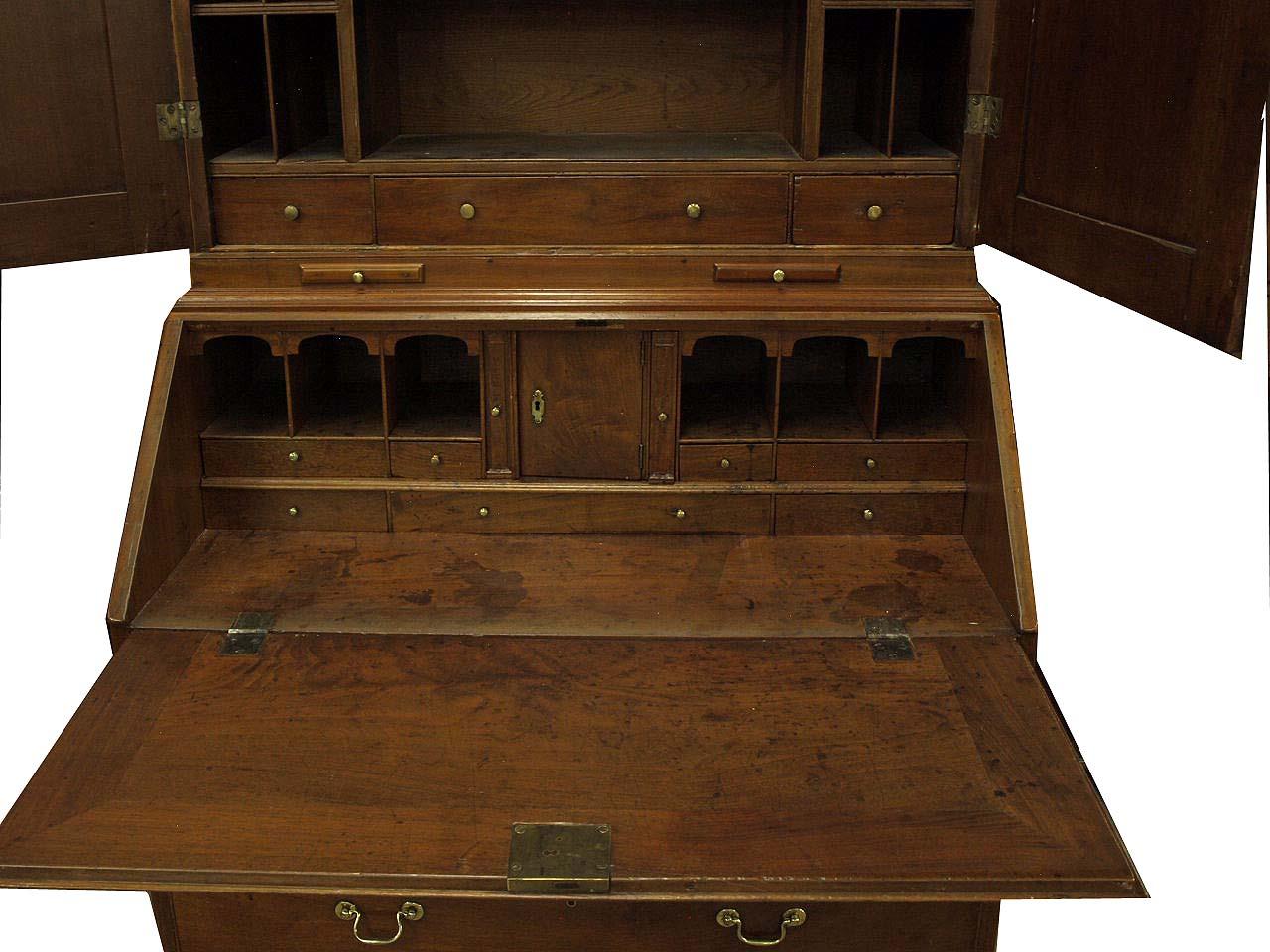 English Walnut Secretary For Sale 2