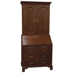 Antique English Walnut Secretary