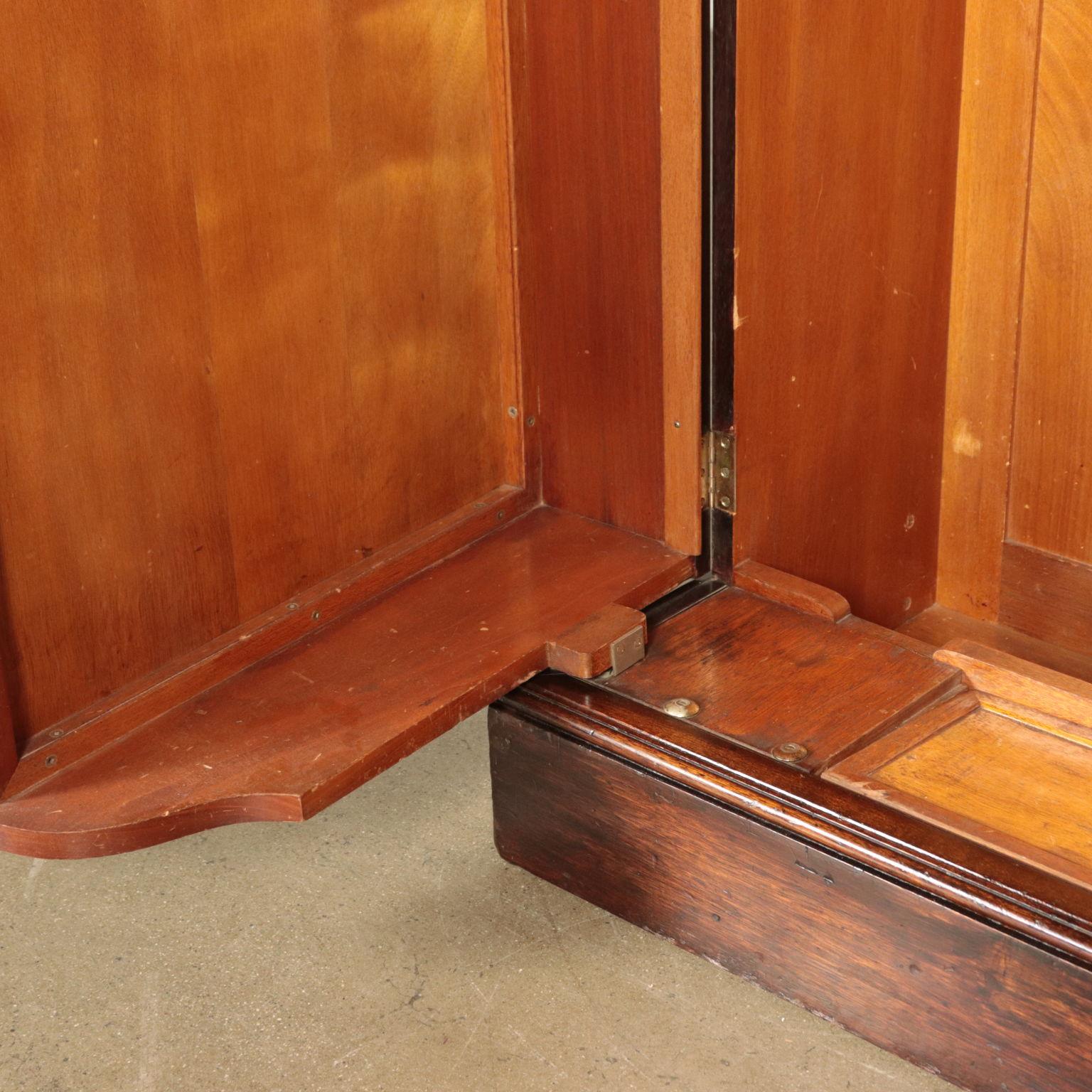 English Wardrobe Wood Veneer, First Half of the 1900s 9