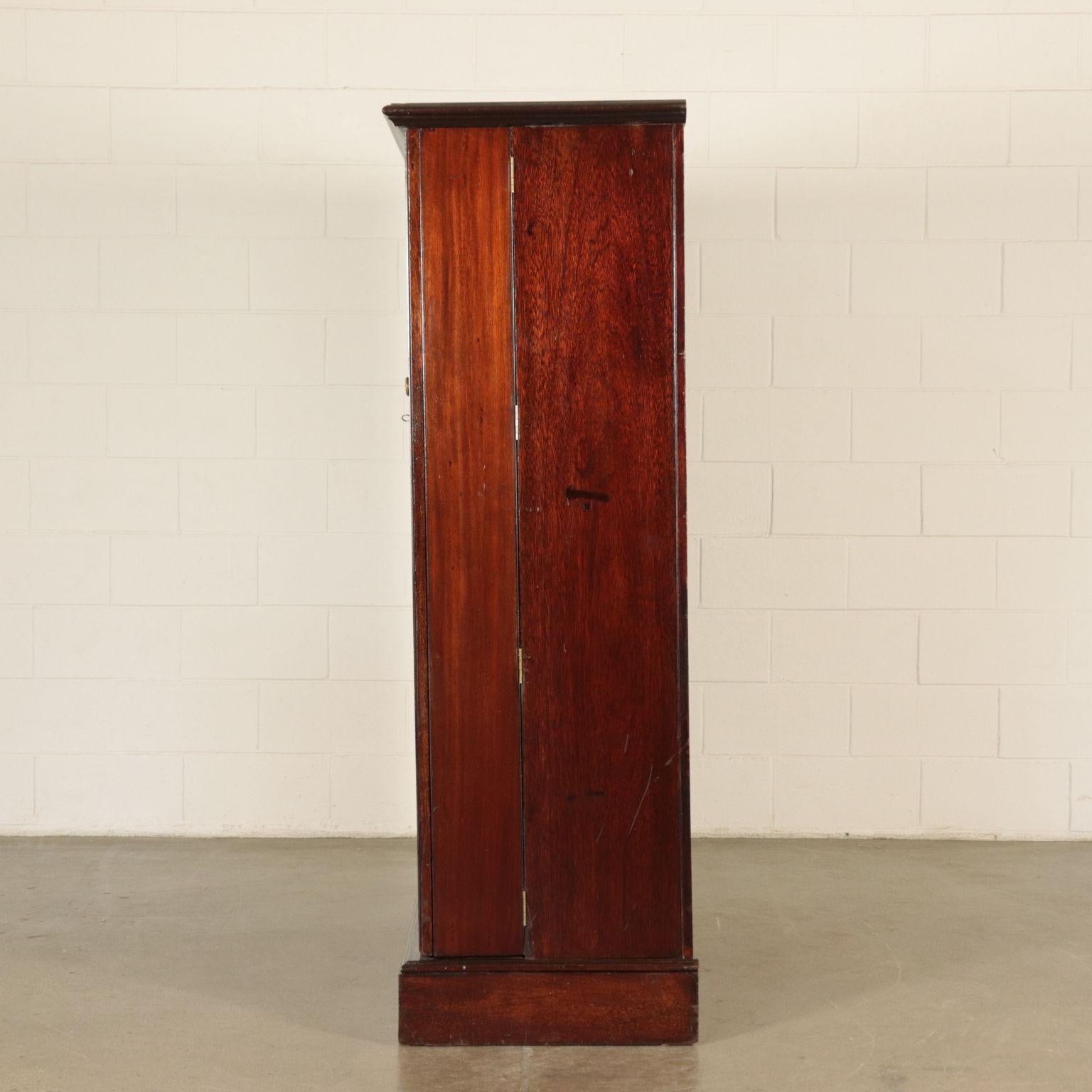 English Wardrobe Wood Veneer, First Half of the 1900s 11