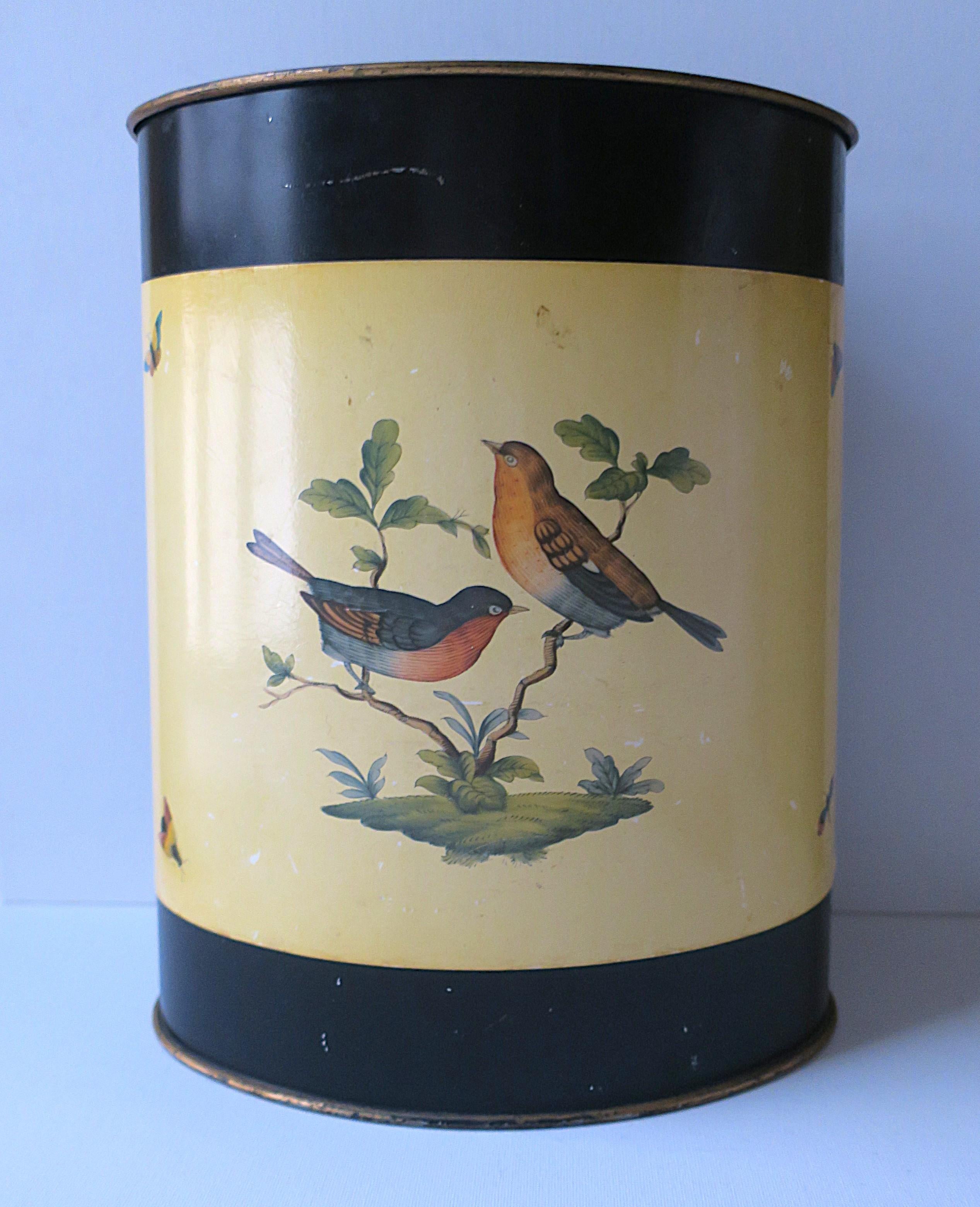 Inglese Cestino per rifiuti inglese Can Bird Design