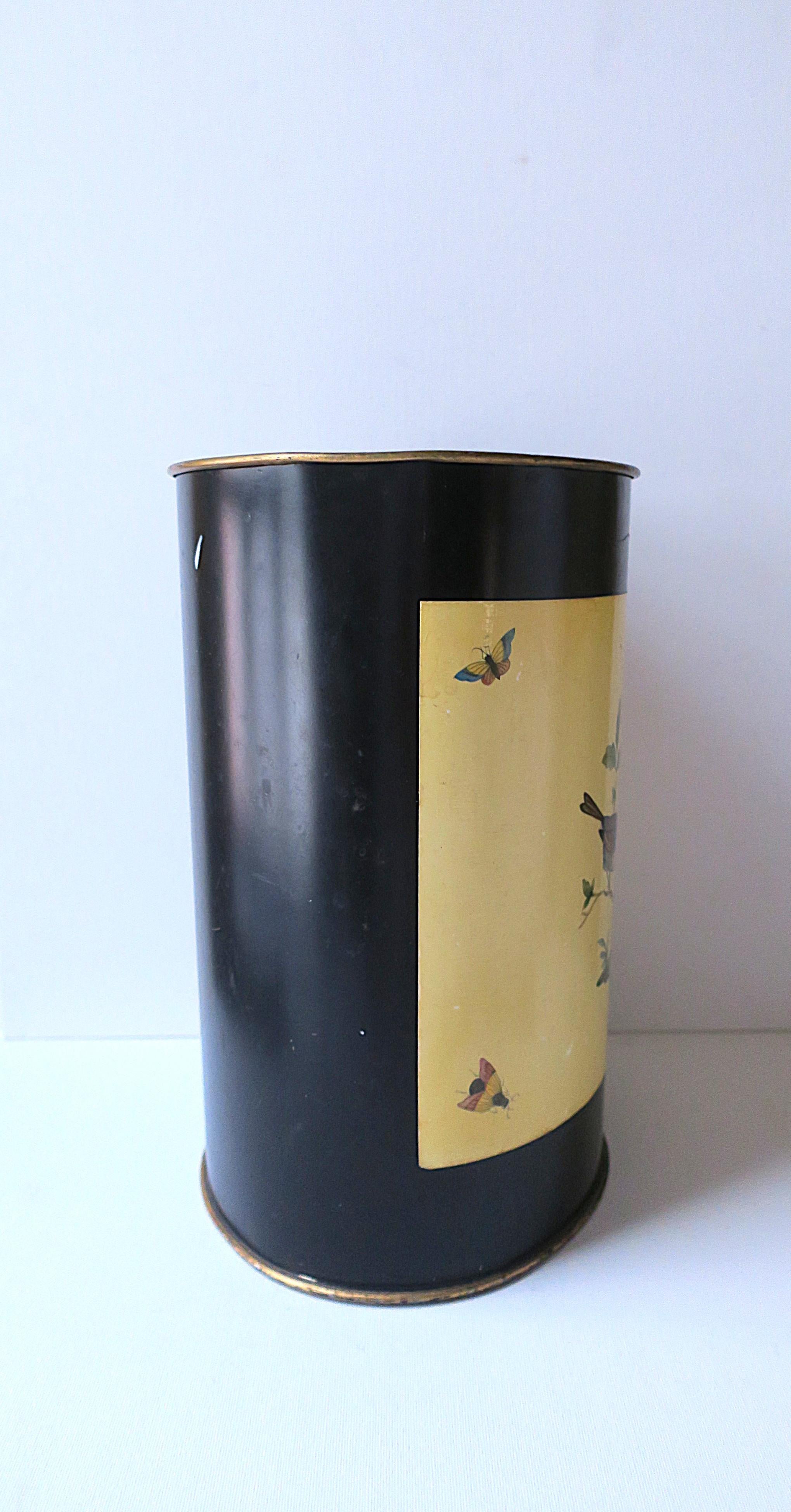 Metallo Cestino per rifiuti inglese Can Bird Design