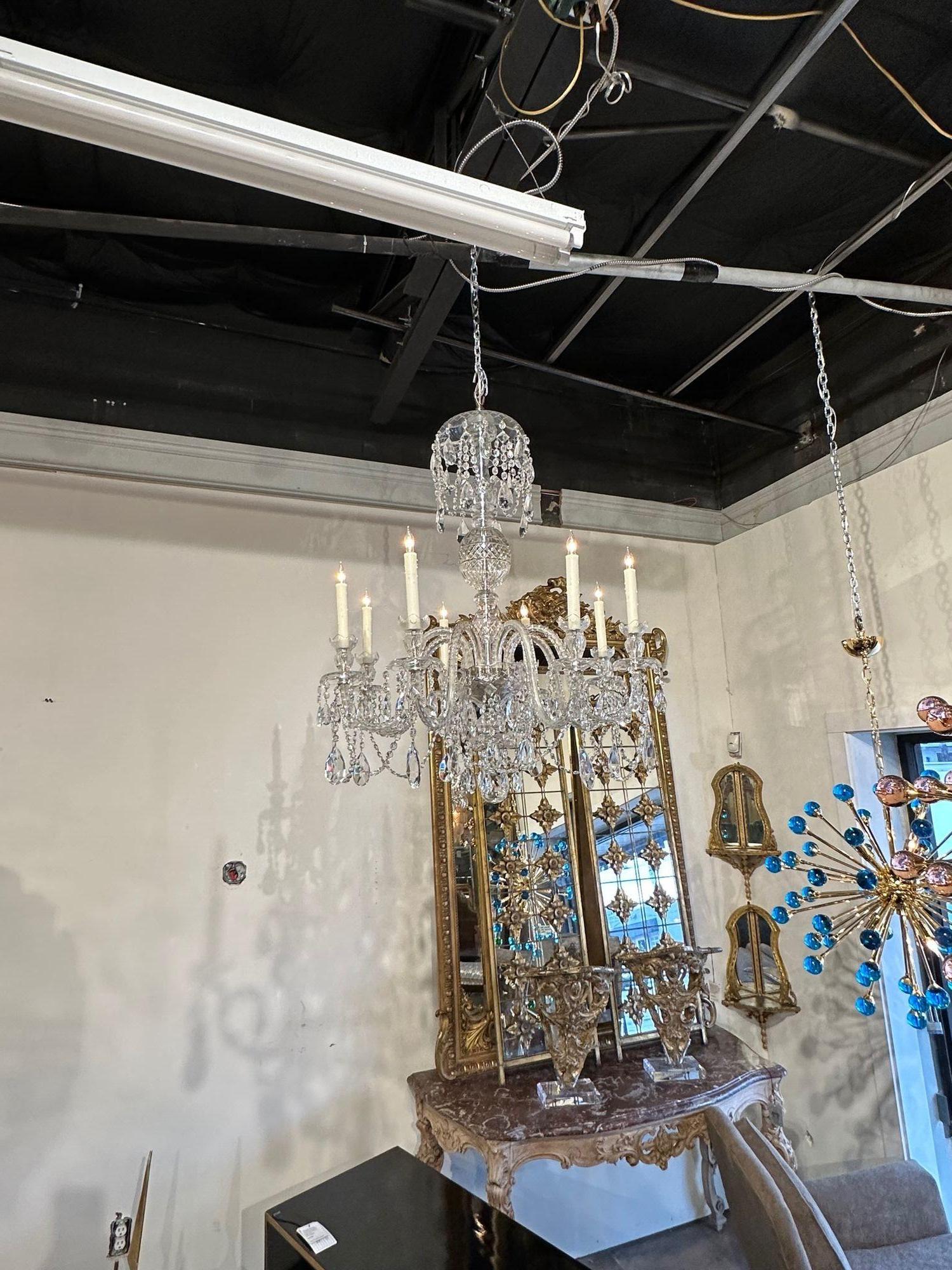 English Waterford Chandelier For Sale 4