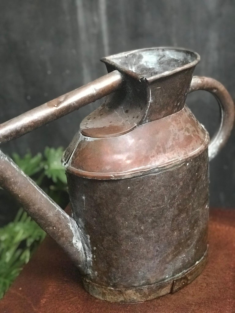 English Watering Can in Copper from mid19th century at 1stDibs