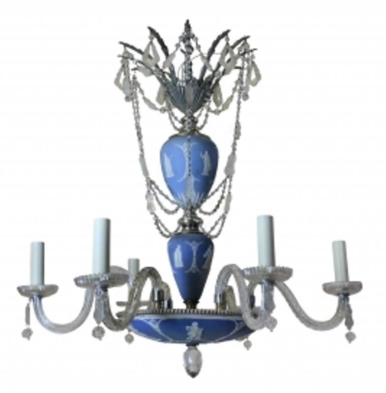 Early 20th Century English Wedgwood Chandelier