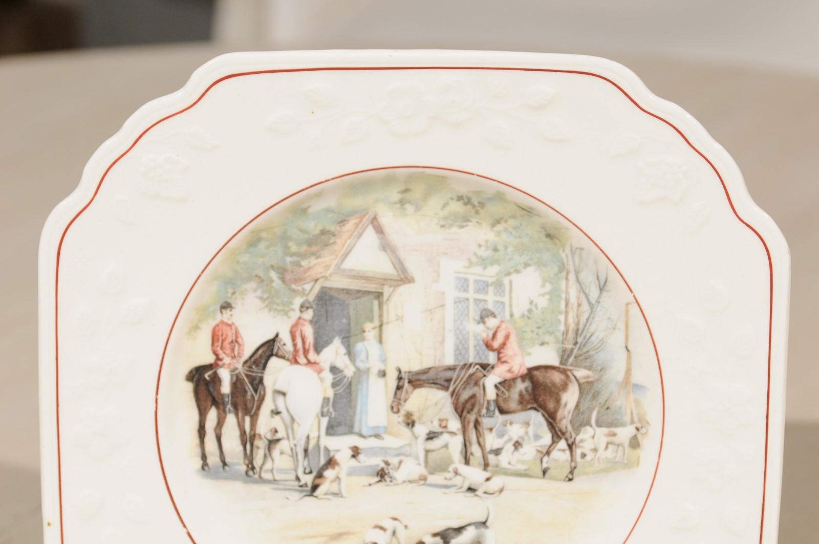 english country scenes plates