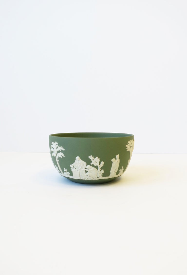 Unglazed English Wedgwood Jasperware Bowl or Planter Cachepot Jardinière Neoclassical For Sale