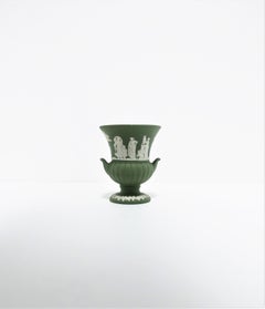 English Wedgwood Jasperware Urn Vase Neoclassical Design