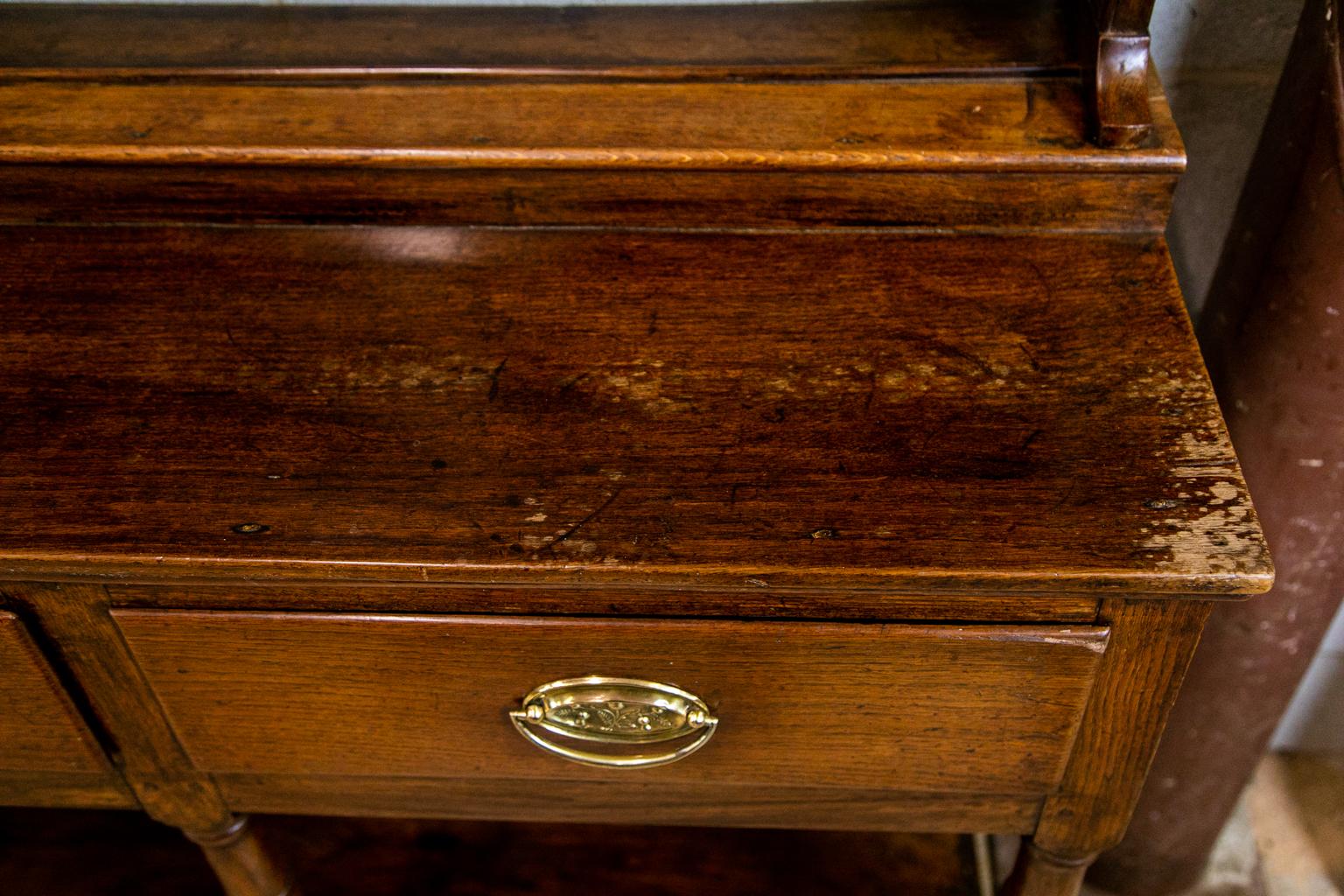 Turned English Welsh Dresser For Sale