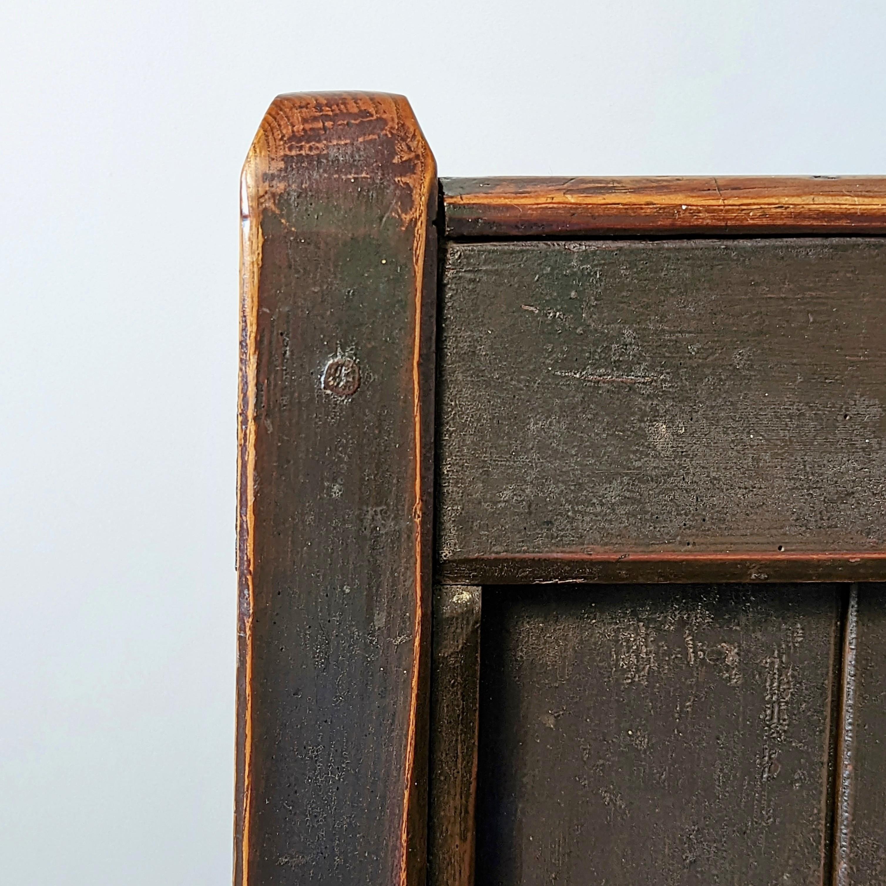 English Georgian West Country Settle Bench In Good Condition In Leamington Spa, GB