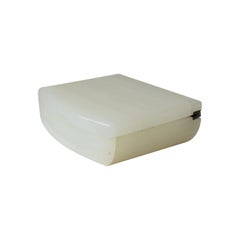 English Onyx Marble Jewelry Box
